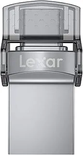 محرك أقراص فلاش Lexar JumpDrive المزدوج D35c USB 3.0 من النوع C 100 ميجابايت / ثانية ، سعة 32 جيجابايت