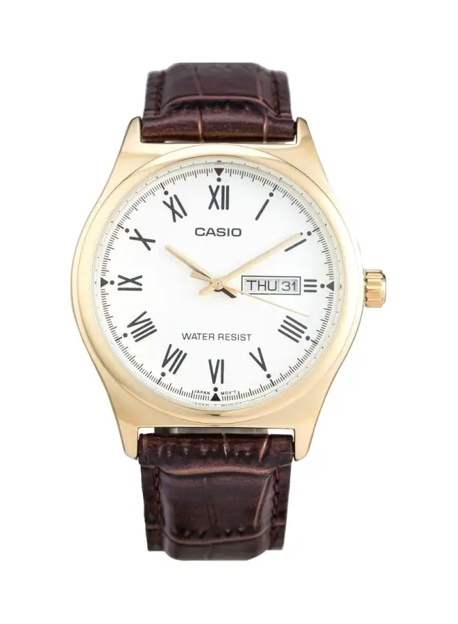 CASIO Men's Water Resistant Analog Watch MTP-V006GL-7BUDF