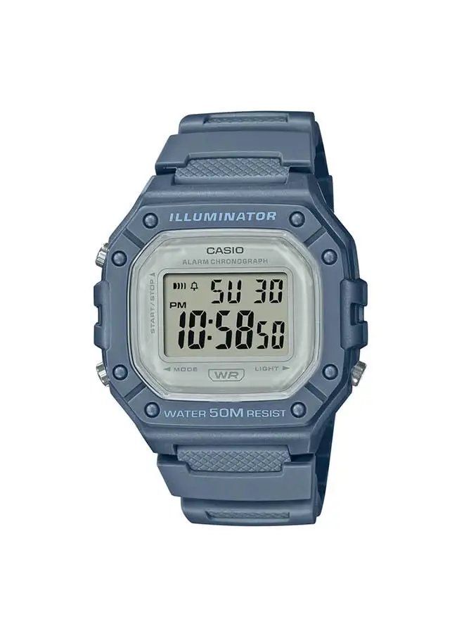 CASIO Resin Digital Watch W-218HC-2AVDF