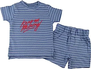 Elsayaad Boys short Sleeve & shorts Striped Pajama Pajama Set