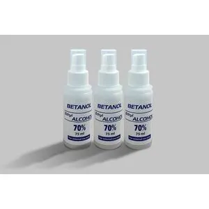 Beta Pharma Ethyle Alcohol 70% Spray 75ml - 3 Pcs