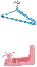 Bundle Metal hanger blue 10 pieces +Multi hanger mobile distribution stand 8292-63