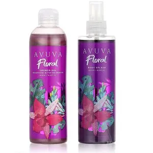 Avuva Floral Set ( Body Splash 253ml + Shower Gel 253ml )