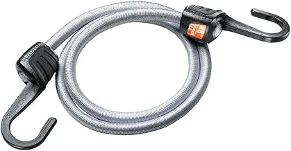 Master Lock 3036EURDAT Bungee with Steel Hooks, Grey, 120 cm Bungee