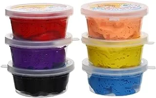 Generic Plastic Magical Color Doughs To Create Different Amazing Shape For Kids Set Of 12 Pieces - Multi Color