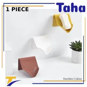 Taha Offer Wall Mount Adhesive Soap Holder Without Holes, Convenient To Keep Soap Dry 1 Piece