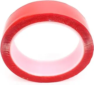 Generic 3M Magic Adhesive Tape Washable Waterproof Double Sided Mounting Acrylic - Red,3 cm