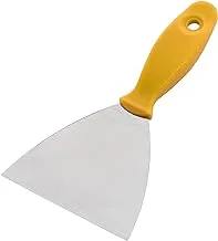 Maya Stainless Steel Spatula with PP Handle Medium ( 120 mm ) Yellow 88100