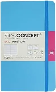 OPP PAPER CONCEPT 13 x 21 cm Soft Cover Executive Notebook - Light Blue