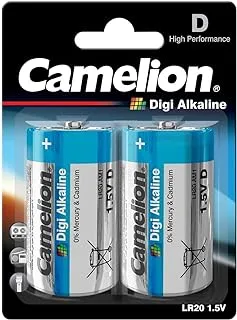 Camelion LR 20 D Mono Digi Alkaline Battery (Pack of 2)