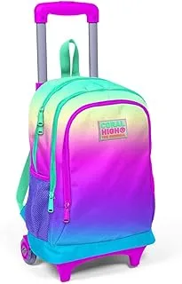 Coral High Kids Three Compartment Squeegee School Backpack - Color Transition