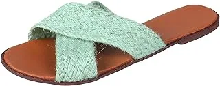 39 EU, light green, sway slippers