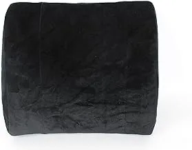 Generic Comfy back support ergonomic memory foam Pillow - Adjustable strap - For Car seat - Black