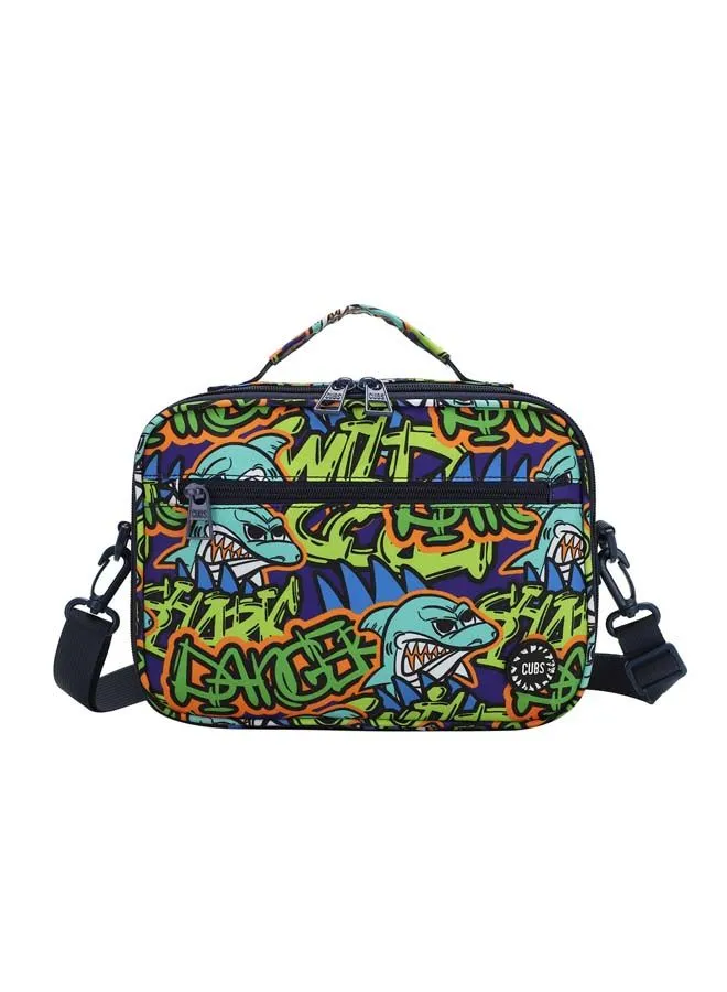 CUBS Cubs Junior Shark Dance MultiColor Lunch Bag