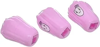 TR-3056 Manual Pencil Sharpener with Shell Chinese Cabbage Shape Pack of 3 Pieces - Pink