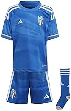 adidas Unisex kids FIGC H MINI BLUE HS9879 FOOTBALL/SOCCER OTHER APPAREL for Unisex Modern