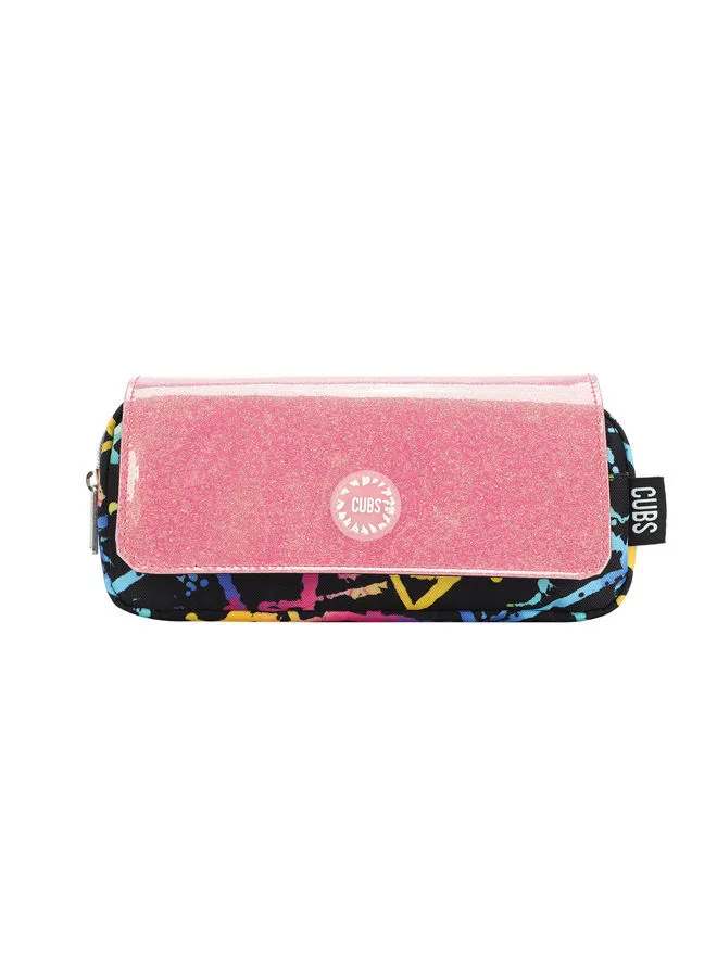 CUBS Cubs High-School Dark Night Ray Multicolor Pencil Case