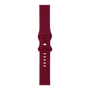 For Amazfit GTS / GTS 2 Silicone Replacement Strap Watchband(Wine Red)