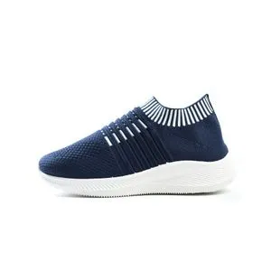 Desert Canvas Slip On Sock Sneakers - Navy Blue