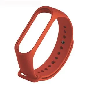 Soft TPU Replacement Watchbands For Xiaomi Mi Band 4, Host Not Included (Orange)