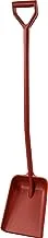 FBK Ergonomic One Piece Shovel, Long Handle Metal Dect. and X Ray ( 270 x 340 x 1330 mm ) Red 75103