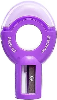 ZD-0093 2 In 1 Eraser and Sharpener for Kids and Students - Purple