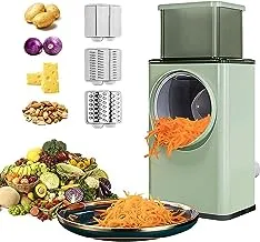 H-A Mart - Rotary Cheese Grater, X Home Rotary Cheese Grater,Handheld Vegetables Slicer Cheese Shredder 3 in 1