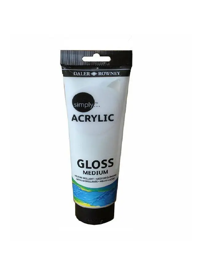 Daler Rowney Acrylic Paint Tube-Gloss Medium