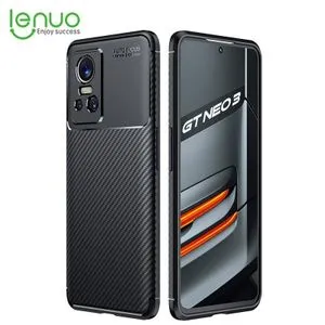 Lenuo for Realme GT Neo3 Matte Carbon Fiber Case