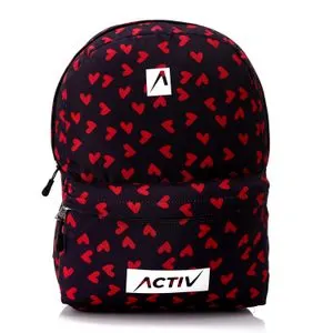 Activ Hearts Pattern One Front Pocket