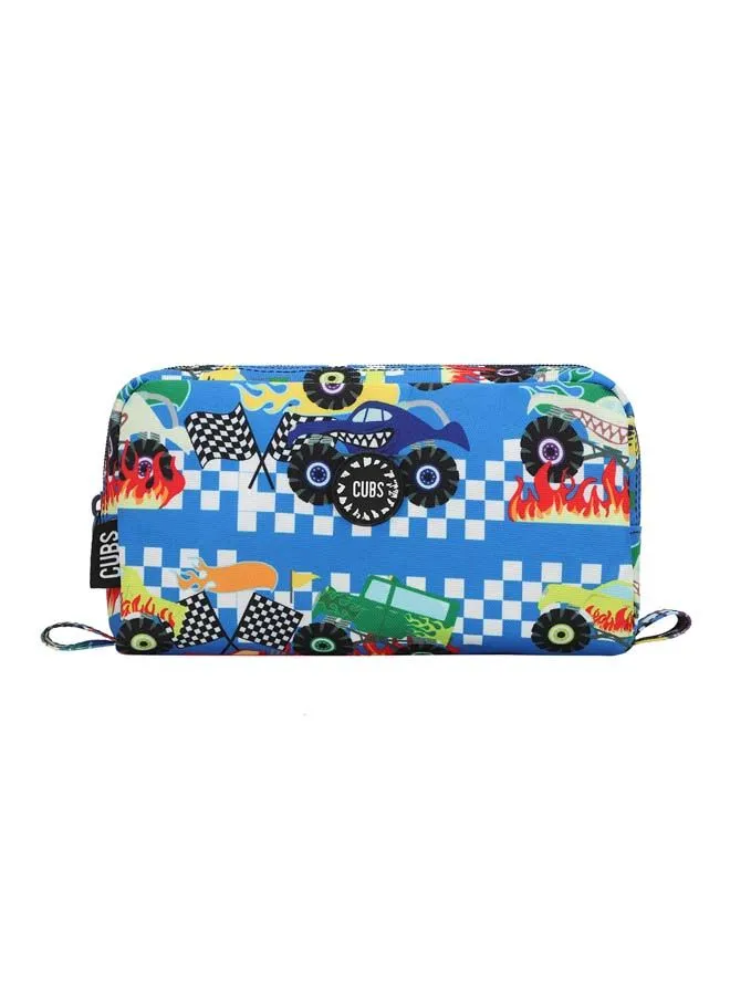 CUBS Cubs Junior Monster Truck in Flames MultiColor Pencil Case