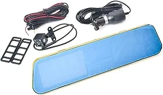 Generic Rear mirror camera, 1080p full hd smart rearview mirror for cars & trucks, front and rear view dual cameras, night vision, parking assistance