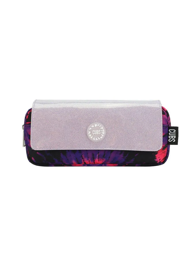 CUBS Cubs High-School Black & Purple tie dye Multicolor Pencil Case