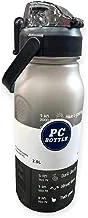 BPA Free 2L Sports Water Bottle with Motivational Time Indicator Drinking Capacity for Gym Gym Fitness