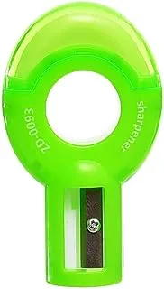 ZD-0093 2 In 1 Eraser and Sharpener for Kids and Students - Green