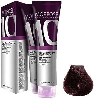 Morfose 10 Professional Hair Colour Cream 100 ml, No. 6.65 Contrast Ruby