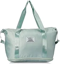 OX Polyester Light Green Duffle Bag OX-27 For Unisex, Size 40D*30W*15H