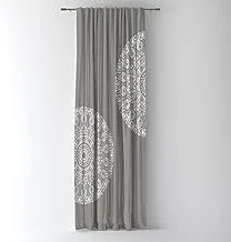 Mandala Printed Curtain Code-179 Single Side Stripe