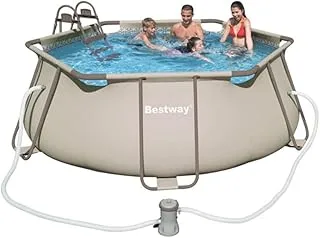 Bestway Steel Pro Frame Round Swimming Pool 356 * 102 CM