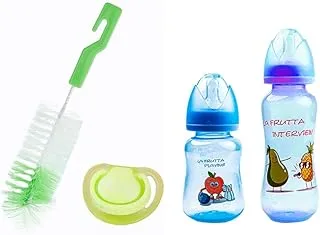 La frutta Classic gift set 2 (2 Classic bottles 150ml,240ml & orthodontic pacifier 0-6 & bottle brush)