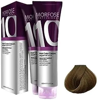 Morfose 10 Professional Hair Colour Cream 100 ml, No. 7.77 Hot Caramel Brown