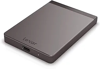 محرك أقراص SSD محمول من Lexar SL200 بسعة 2 تيرابايت، وسرعة قراءة تصل إلى 550 ميجابايت/ثانية (LSL200X002T-RNNNU)