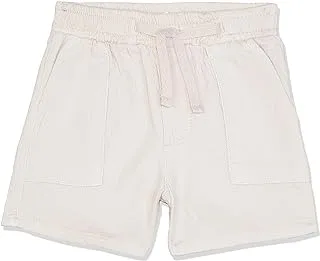 lovely land boys Side Pockets Textured Beige Shorts Casual Shorts