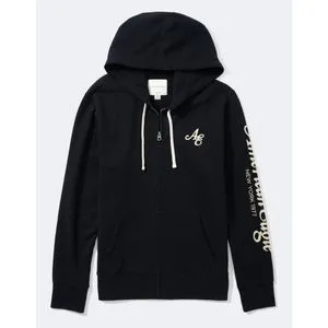 American Eagle AE Graphic Zip-Up Hoodie