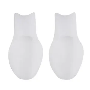 2pcs Silicone Gel Foot Pad Stretch Corrector Alignment Toe Bone InsoleWhite