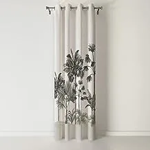 Curtain Shatta Printed Palm Trees Code-257 Rings One Side