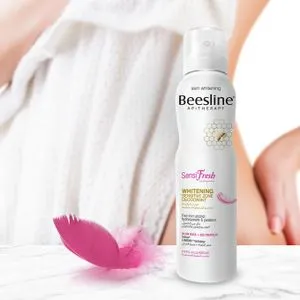 Beesline Sensifresh مزيل عرق سبراي لتفتيح المناطق الحساسة – 150 مل