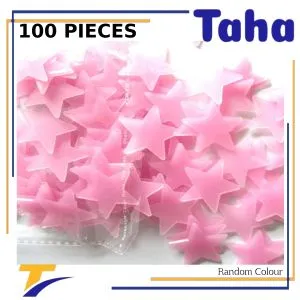 Taha Offer Luminous Stars Glow In The Dark Wall Stickers  100 Pcs
