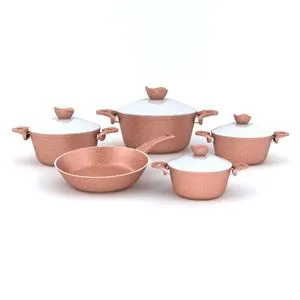 Lazord Granite Pro Cookware Set - 9 Pcs - Copper