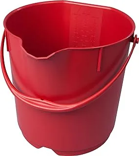 FBK Bucket Metal Detectable and X Ray ( 15 liter ) Red 70101